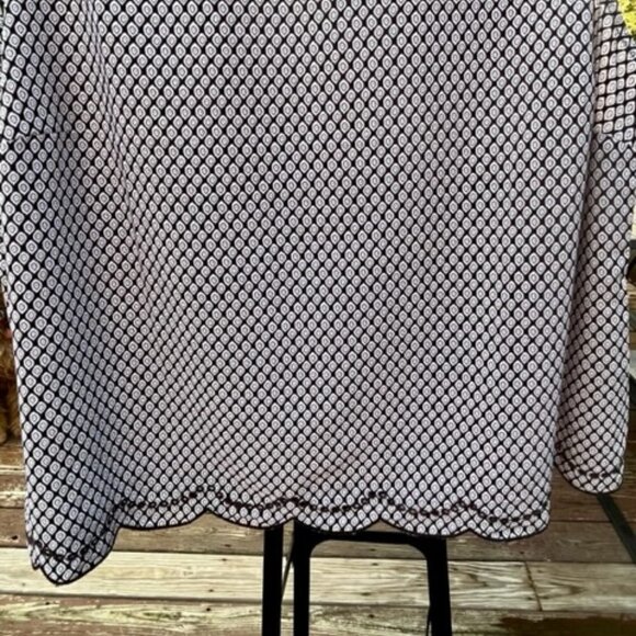 Talbots EUC Women's Sleeveless Top with Eyelet Trim Scalloped Hemline SIZE 3X - Picture 7 of 12